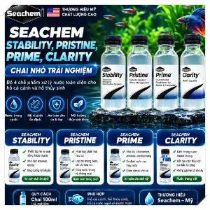 Seachem Stability / Prime chai trải nghiệm
