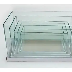Bể kính đúc cạnh uốn cong, nhiều kích thước